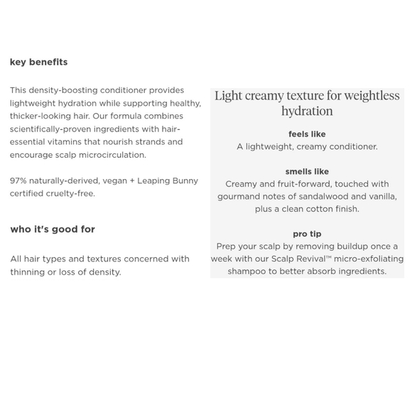 BRIOGEO Destined For Density Peptide Caffeine + Bio tin Density Conditioner - Picture 8 of 9